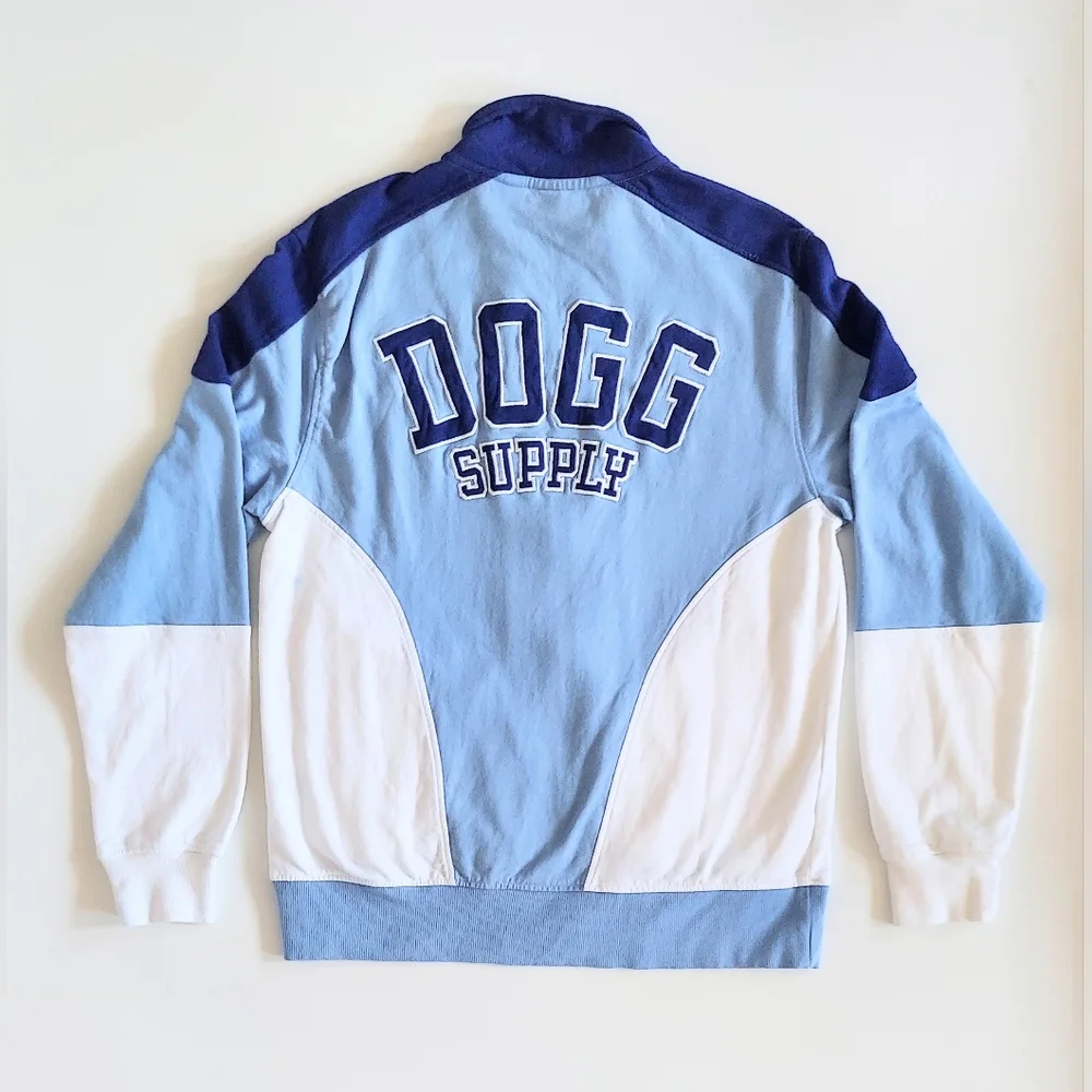 Dogg Supply by Snoop Dogg Fleece Full Zip Track Jacket Mens Size Small